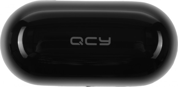 Гарнитура внутриканальные QCY T10 черный беспроводные bluetooth в ушной раковине