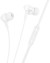 Гарнитура внутриканальные Hoco M112 1.2м белый проводные в ушной раковине