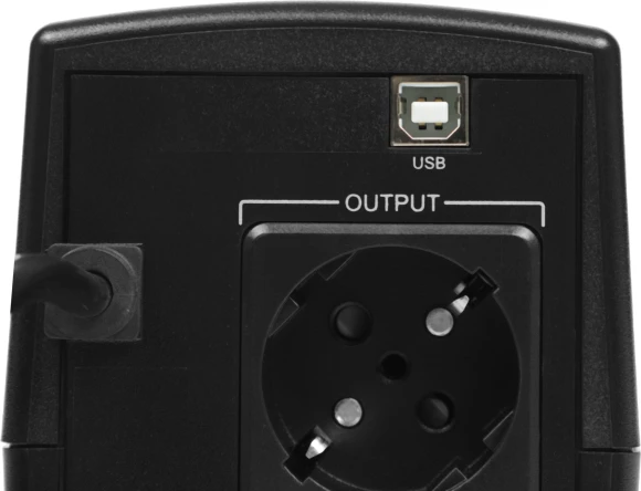 Источник бесперебойного питания Импульс Юниор Смарт 800 480Вт 800ВА черный