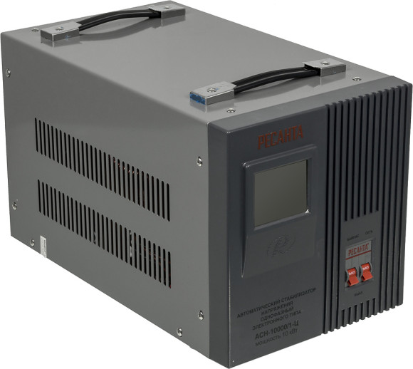 Стабилизатор напряжения Ресанта АСН-10000/1-Ц однофазный серый (63/6/8)