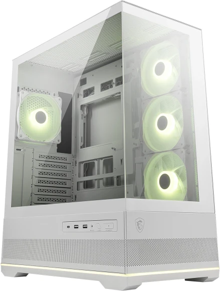 Корпус MSI MAG Pano 110R PZ черный без БП ATX 6x120mm 4x140mm 2xUSB3.0 audio AirDuct bott PSU