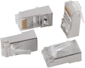 Коннектор ITK (CS3-1C5EF) FTP кат.5E RJ45 прозрачный Коннектор ITK (CS3-1C5EF) FTP кат.5E RJ45 прозрачный