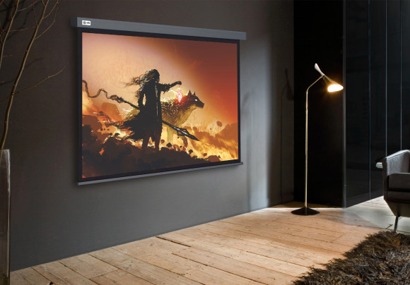 Экран Cactus 119" 213x213см Wallscreen CS-PSW-213X213-SG 1:1 настенно-потолочный рулонный серый