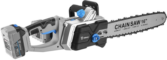 Цепная пила Deko DKCHS 40 PRO аккум. дл.шины:16" (40cm) 4Ач ЗУ (063-4357)