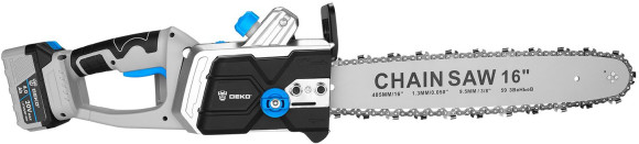 Цепная пила Deko DKCHS 40 PRO аккум. дл.шины:16" (40cm) 4Ач ЗУ (063-4357)