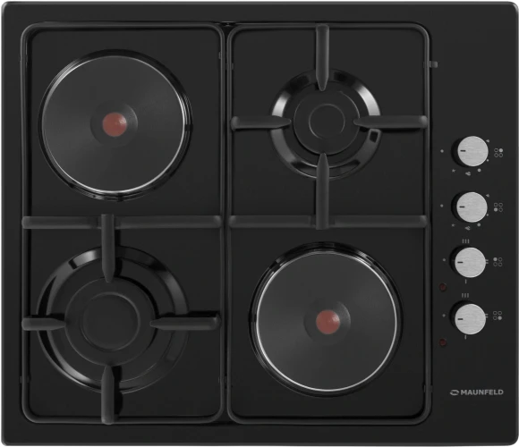 Газовая варочная поверхность Maunfeld EEHE.64.5EB/KG черный