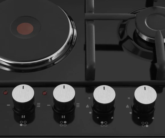 Газовая варочная поверхность Maunfeld EEHE.64.5EB/KG черный