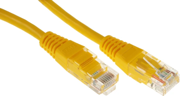Патч-корд Lanmaster TWT-45-45-0.3-YL UTP RJ-45 вил.-вилка RJ-45 кат.5E 0.3м желтый ПВХ