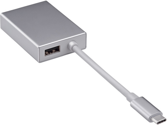 Адаптер Buro BHP miniDisplayPort (f)-USB Type-C (m) 0.1м серебристый