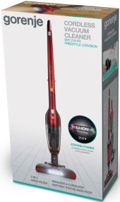 Пылесос ручной Gorenje SVC216FR 125Вт красный/черный