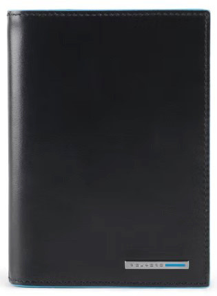 Обложка для документов Piquadro Blue Square PP5246B2R/N черный натур.кожа Обложка для документов Piquadro Blue Square PP5246B2R/N черный натур.кожа