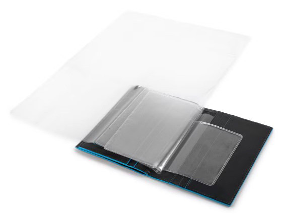 Обложка для документов Piquadro Blue Square PP5246B2R/N черный натур.кожа Обложка для документов Piquadro Blue Square PP5246B2R/N черный натур.кожа