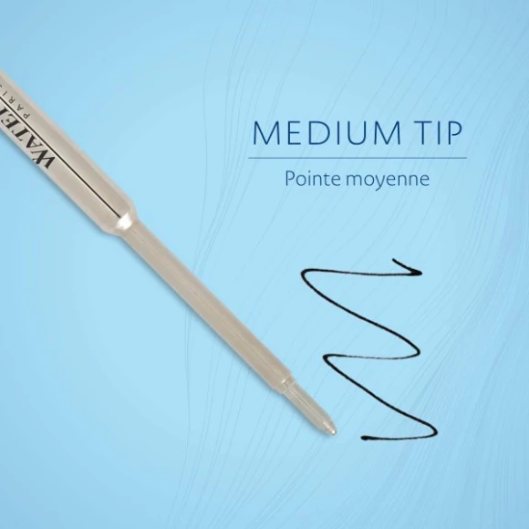 Стержень шариковый Waterman Standard Maxima (S0944480) M 1мм черные чернила блистер