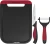 Набор ножей кухон. Rondell Arsenale RD-1892 компл.:3предм. разд.дос. черный/бордовый блистер