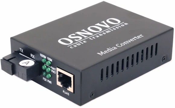 Медиаконвертер Osnovo OMC-1000-11S5a Медиаконвертер Osnovo OMC-1000-11S5a