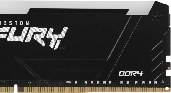 Память DDR4 2x16GB 3200MHz Kingston KF432C16BB2AK2/32 Fury Beast RGB RTL Gaming PC4-25600 CL16 DIMM 288-pin 1.35В kit single rank с радиатором Ret