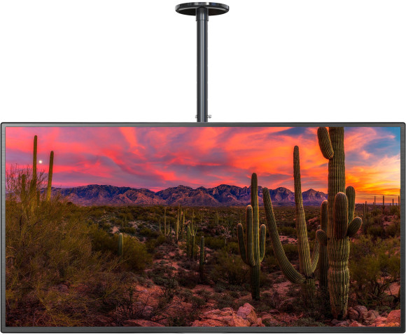 Кронштейн для телевизора Cactus CS-CP04-R черный 37"-70" макс.81.6кг потолочный поворот и наклон Кронштейн для телевизора Cactus CS-CP04-R черный 37"-70" макс.81.6кг потолочный поворот и наклон