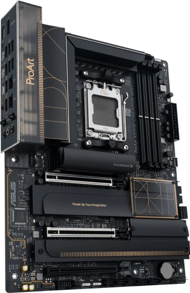 Материнская плата Asus PROART X870E-CREATOR WIFI Socket AM5 AMD X870E 4xDDR5 ATX AC`97 8ch(7.1) 1 x 10Gigabit + 1 x 2.5Gigabit RAID+HDMI+DP