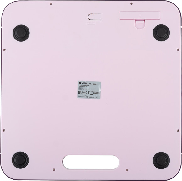 Весы напольные электронные Vitek VT-1968 P макс.180кг розовый