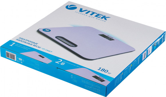 Весы напольные электронные Vitek VT-1968 P макс.180кг розовый