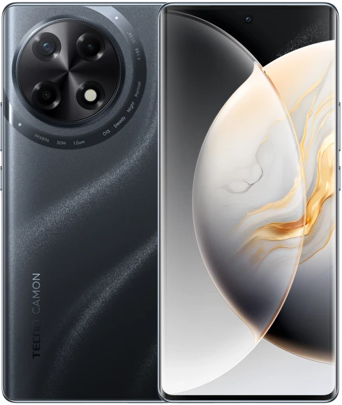 Смартфон Tecno Spark 30 256Gb 8Gb серебристый моноблок 3G 4G 2Sim 6.78" 1080x2436 Android 14 64Mpix 802.11 a/b/g/n/ac NFC GPS GSM900/1800 GSM1900 Protect FM A-GPS microSD max1024Gb