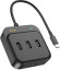 Разветвитель USB-C Hoco HB35 4порт. черный Разветвитель USB-C Hoco HB35 4порт. черный
