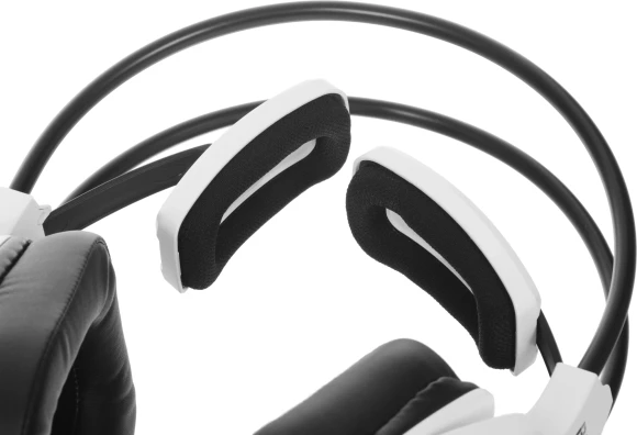 Наушники с микрофоном A4Tech Bloody G565 белый/рисунок 0.2м мониторные оголовье (G565 ENERGY WHITE)