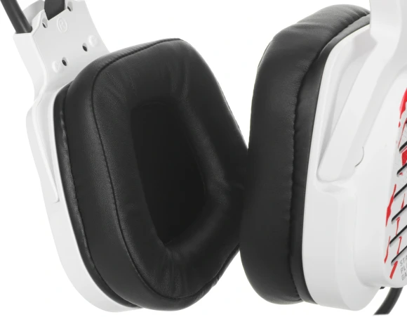 Наушники с микрофоном A4Tech Bloody G565 белый/рисунок 0.2м мониторные оголовье (G565 ENERGY WHITE)