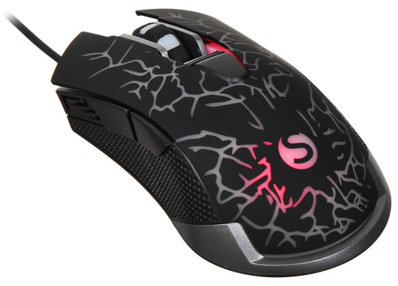 Мышь SunWind SW-M705G черный оптическая 3600dpi USB для ноутбука 6but (1422391)