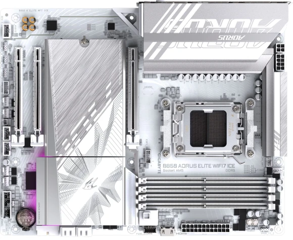 Материнская плата Gigabyte B850M EAGLE WIFI6E Socket AM5 AMD B850 4xDDR5 mATX AC`97 8ch(7.1) 2.5Gg RAID+HDMI+DP Материнская плата Gigabyte B850M EAGLE WIFI6E Socket AM5 AMD B850 4xDDR5 mATX AC`97 8ch(7.1) 2.5Gg RAID+HDMI+DP