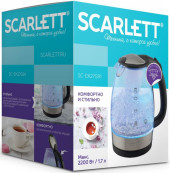 Чайник электрический Scarlett SC-EK27G91 1.7л. черный корпус: стекло/пластик Чайник электрический Scarlett SC-EK27G91 1.7л. черный корпус: стекло/пластик
