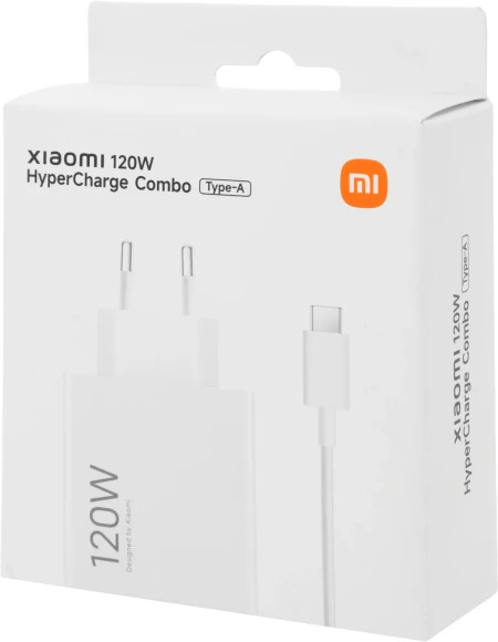 Сетевое зар./устр. Xiaomi 120W HyperCharge Combo (Type-A) EU 120W 6A (PD+QC) USB универсальное белый (BHR9462EU) Сетевое зар./устр. Xiaomi 120W HyperCharge Combo (Type-A) EU 120W 6A (PD+QC) USB универсальное белый (BHR9462EU)