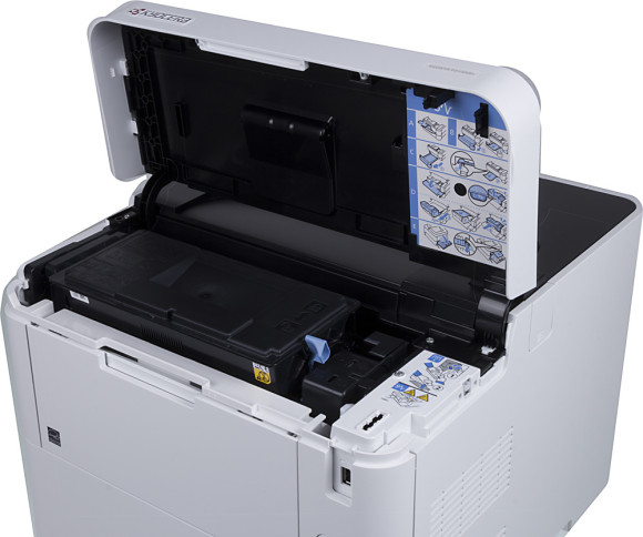 Принтер лазерный Kyocera P3145dn A4 Duplex Net белый (в комплекте: + картридж)