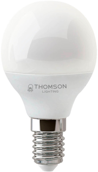 Лампа светодиодная Thomson TH-B2327 8Вт цок.:GU10 полусф. 220B 6500K св.свеч.бел.хол. MR16 (упак.:1шт)