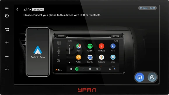 Автомагнитола Ural АМС ШТОРМ 71 2DIN 4x50Вт 2000Mb Android 12 WiFi 2.5 (УРАЛ АМС ШТОРМ 71)