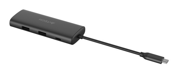 Разветвитель USB-C A4Tech DST-80C 2порт. серый Разветвитель USB-C A4Tech DST-80C 2порт. серый