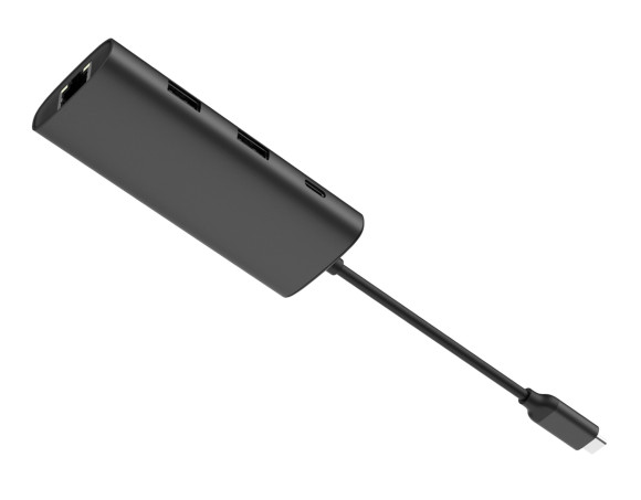 Разветвитель USB-C A4Tech DST-80C 2порт. серый Разветвитель USB-C A4Tech DST-80C 2порт. серый