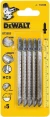 Набор пилок по дереву DeWalt DT2053-QZ 5пред. (лобзики)