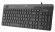 Клавиатура A4Tech FK25 черный/серый USB slim (FK25 BLACK) кабель 1.5м
