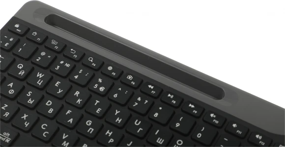 Клавиатура A4Tech FK25 черный/серый USB slim (FK25 BLACK) кабель 1.5м