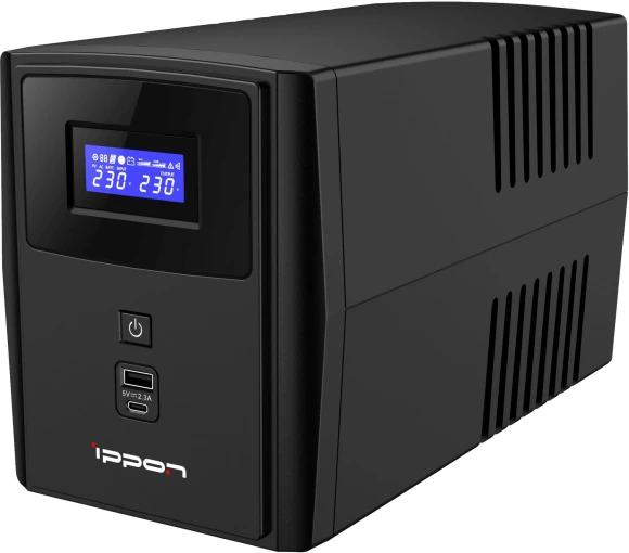 Источник бесперебойного питания Ippon Smart Power Pro II Euro 1600 960Вт 1600ВА черный