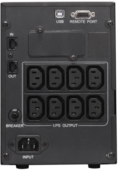 Источник бесперебойного питания Powercom Smart King Pro+ SPT-1500-II LCD 1200Вт 1500ВА черный