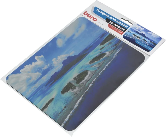 Коврик для мыши Buro BU-M10025 Мини рисунок/Бора-Бора 230x180x2мм Коврик для мыши Buro BU-M10025 Мини рисунок/Бора-Бора 230x180x2мм