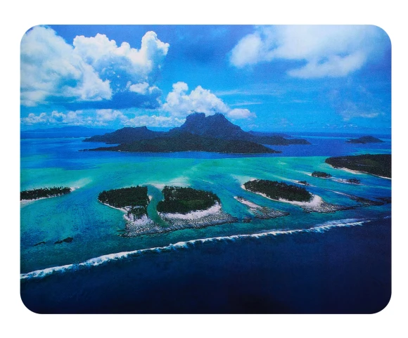 Коврик для мыши Buro BU-M10025 Мини рисунок/Бора-Бора 230x180x2мм Коврик для мыши Buro BU-M10025 Мини рисунок/Бора-Бора 230x180x2мм