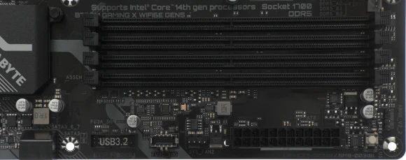 Материнская плата Gigabyte B760M GAMING X WIFI6E GEN5 Soc-1700 Intel B760 4xDDR5 mATX AC`97 8ch(7.1) 2.5Gg RAID+HDMI+DP