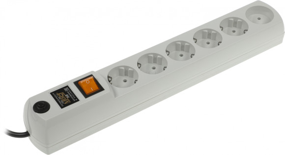 Сетевой фильтр Most H6 2м (6 розеток) белый (коробка) Сетевой фильтр Most H6 2м (6 розеток) белый (коробка)