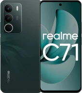 Смартфон Realme RMX5303 C71 128Gb 6Gb зеленый моноблок 3G 4G 2Sim 6.67" 720x1604 Android 15 50Mpix 802.11 a/b/g/n/ac NFC GPS GSM900/1800 GSM1900 Protect FM microSD max2048Gb