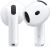 Гарнитура вкладыши Apple AirPods 4 ANC A3055/A3056/A3059 белый беспроводные bluetooth в ушной раковине (MXP93LL/A)