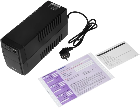 Источник бесперебойного питания Ippon Back Basic 1050 Euro 600Вт 1050ВА черный Источник бесперебойного питания Ippon Back Basic 1050 Euro 600Вт 1050ВА черный