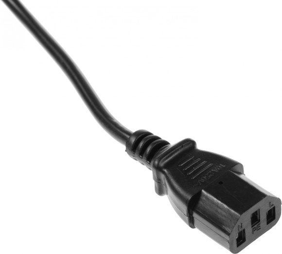 Кабель Ningbo AN23-1000-3 Евровилка IEC C13 3м черный Кабель Ningbo AN23-1000-3 Евровилка IEC C13 3м черный